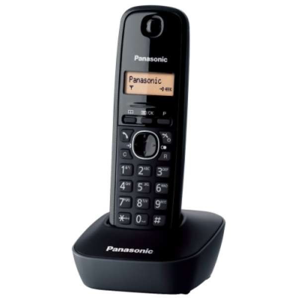 Telefon fix Dect Panasonic KX-TG1611FXH, Gri Inchis