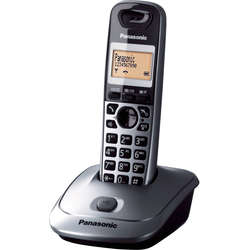 Telefon fix Dect Panasonic KX-TG2511FXM, Argintiu Metalic
