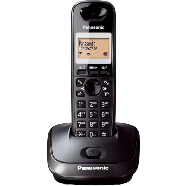 Telefon fix Dect Panasonic KX-TG2511FXT, Negru