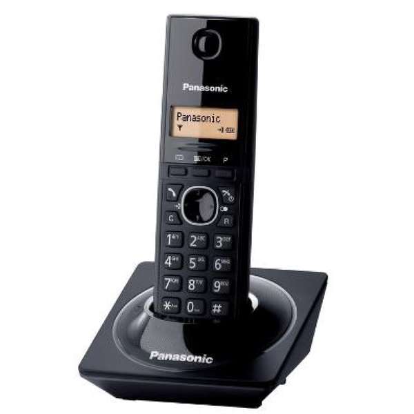 Telefon fix Dect Panasonic KX-TG1711FXB, Negru
