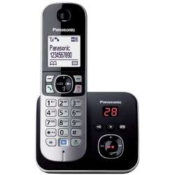 Telefon fix Dect Panasonic KX-TG6821FXB, Negru
