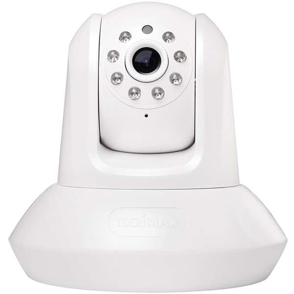 Camera supraveghere Edimax IC-7112W, Dome, Analog, CMOS, IR, Detectie miscare, WiFi, Alb