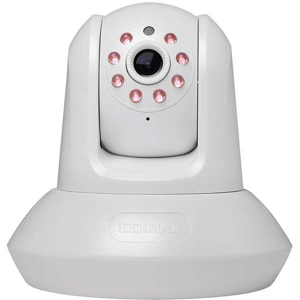 Camera supraveghere Edimax IC-7112W, Dome, Analog, CMOS, IR, Detectie miscare, WiFi, Alb