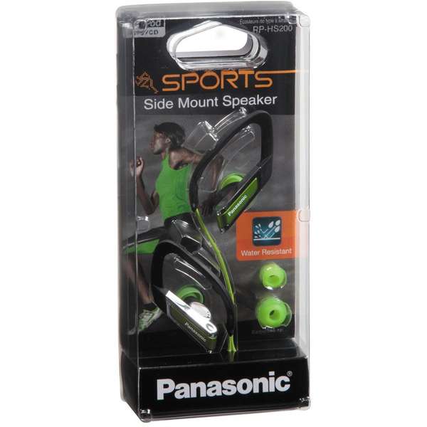 Casca handsfree Panasonic RP-HS200E-G, In-Ear, Verde