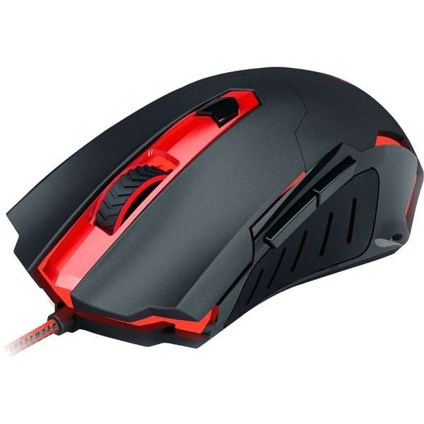 Mouse gaming Redragon Pegasus, USB, Optic, 7200dpi, Negru/Rosu