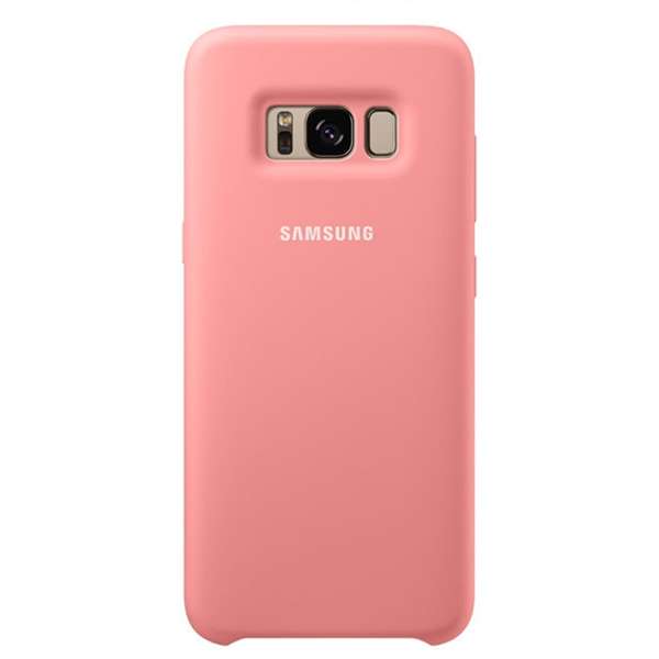 Capac protectie spate Samsung Silicone Cover pentru Galaxy S8 G950, Roz