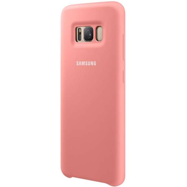 Capac protectie spate Samsung Silicone Cover pentru Galaxy S8 G950, Roz