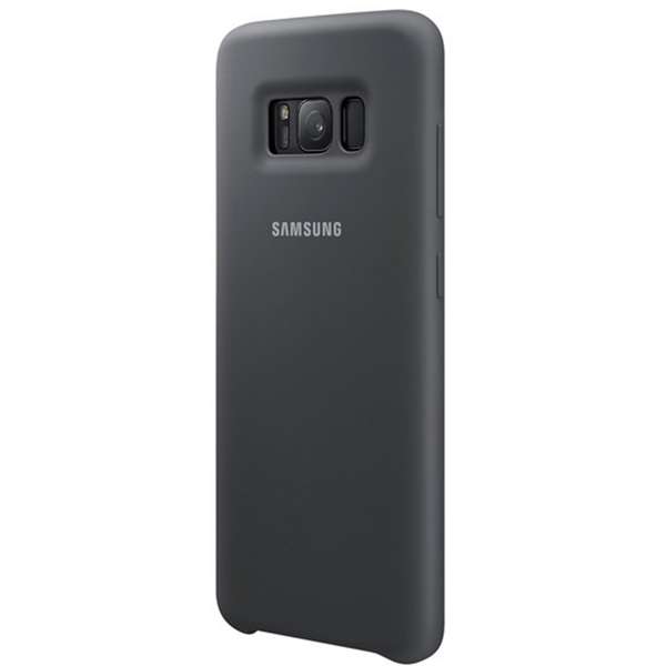 Capac protectie spate Samsung Silicone Cover pentru Galaxy S8 G950, Argintiu