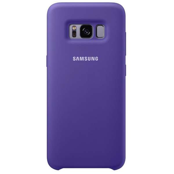 Capac protectie spate Samsung Silicone Cover pentru Galaxy S8 G950, Violet