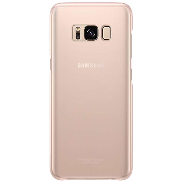 Capac protectie spate Samsung Clear Cover pentru Galaxy S8 G950, Roz
