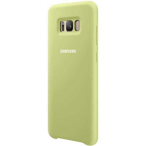 Capac protectie spate Samsung Silicone Cover pentru Galaxy S8 Plus G955, Verde