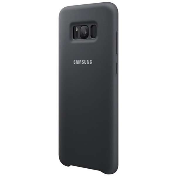 Capac protectie spate Samsung Silicone Cover pentru Galaxy S8 Plus G955, Argintiu