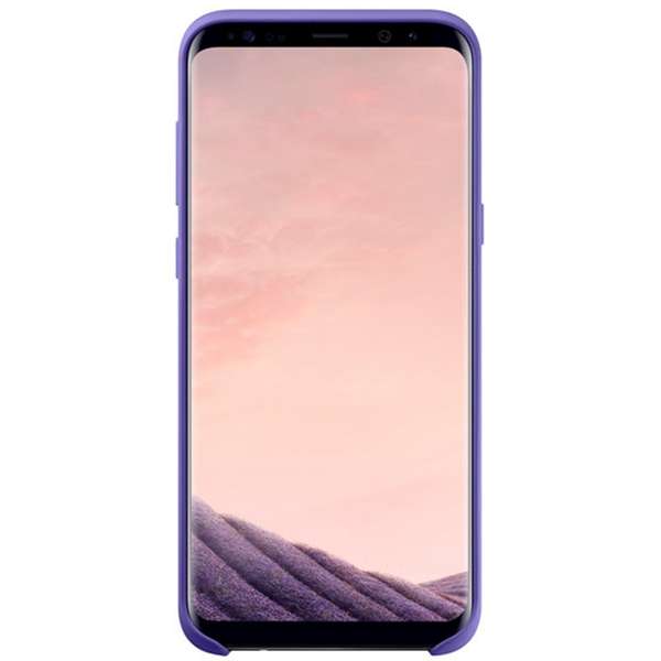 Capac protectie spate Samsung Silicone Cover pentru Galaxy S8 Plus G955, Violet