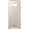 Capac protectie spate Samsung Clear Cover pentru Galaxy S8 Plus G955, Auriu
