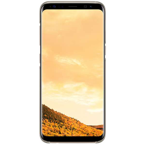 Capac protectie spate Samsung Clear Cover pentru Galaxy S8 Plus G955, Auriu