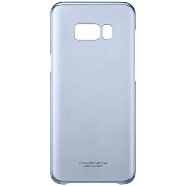 Capac protectie spate Samsung Clear Cover pentru Galaxy S8 Plus G955, Albastru