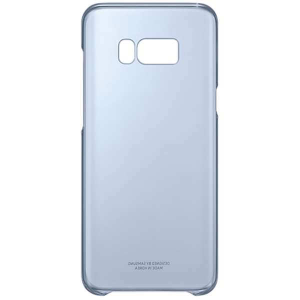 Capac protectie spate Samsung Clear Cover pentru Galaxy S8 Plus G955, Albastru