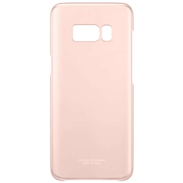 Capac protectie spate Samsung Clear Cover pentru Galaxy S8 Plus G955, Roz