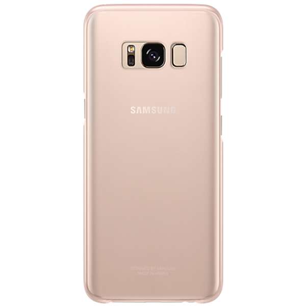 Capac protectie spate Samsung Clear Cover pentru Galaxy S8 Plus G955, Roz