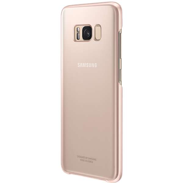 Capac protectie spate Samsung Clear Cover pentru Galaxy S8 Plus G955, Roz