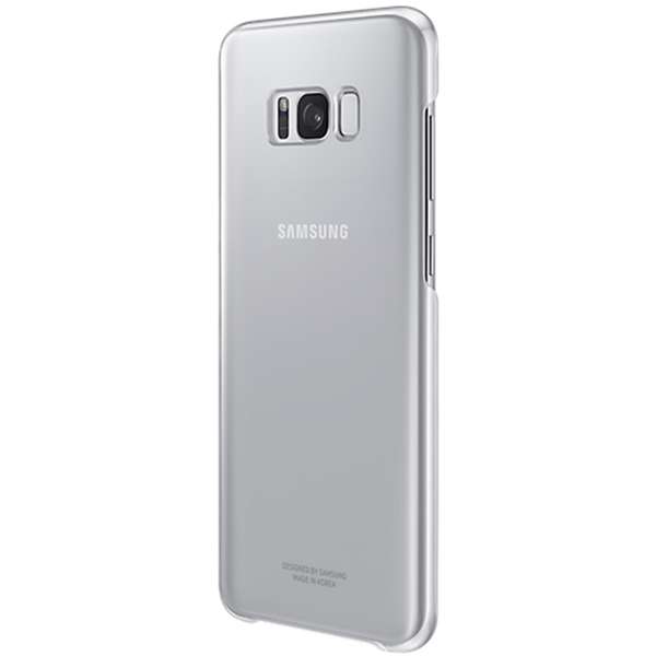 Capac protectie spate Samsung Clear Cover pentru Galaxy S8 Plus G955, Argintiu