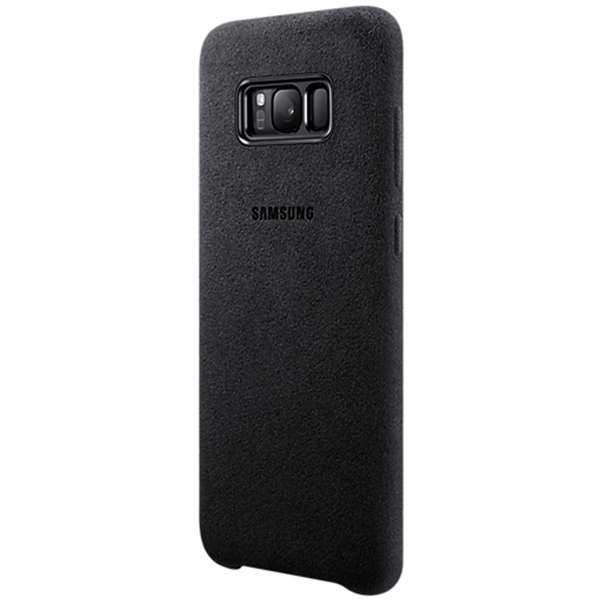 Capac protectie spate Samsung Alcantara Cover pentru Galaxy S8 G950, Argintiu
