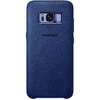 Capac protectie spate Samsung Alcantara Cover pentru Galaxy S8 Plus G955, Albastru