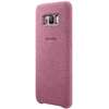 Capac protectie spate Samsung Alcantara Cover pentru Galaxy S8 Plus G955, Roz