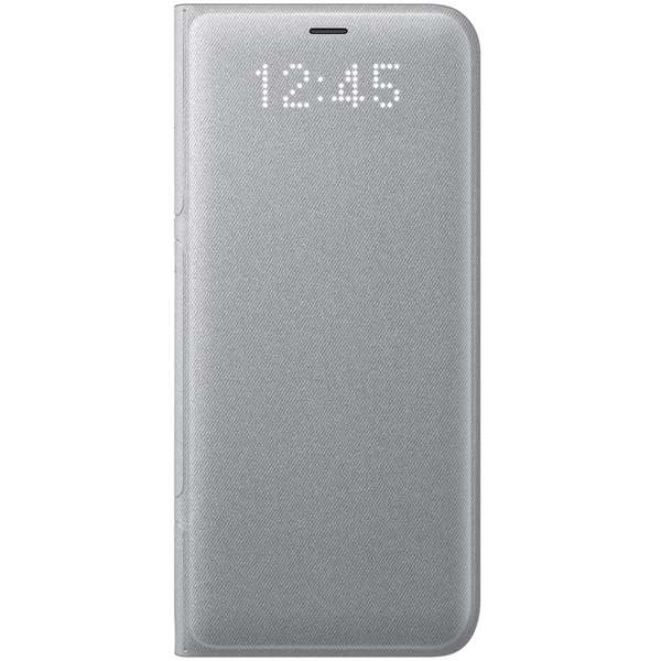 Husa Samsung LED Flip Wallet pentru Galaxy S8 G950, Argintiu