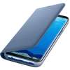 Husa Samsung LED Flip Wallet pentru Galaxy S8 G950, Albastru