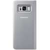 Husa Samsung Clear View Cover pentru Galaxy S8 G950, Argintiu