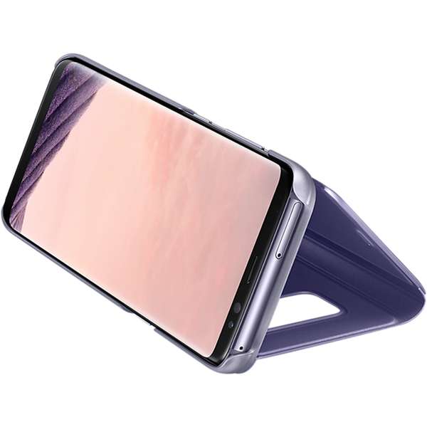 Husa Samsung Clear View Cover pentru Galaxy S8 G950, Violet