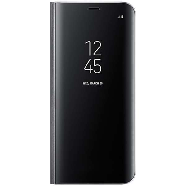Husa Samsung Clear View Cover pentru Galaxy S8 Plus G955, Negru