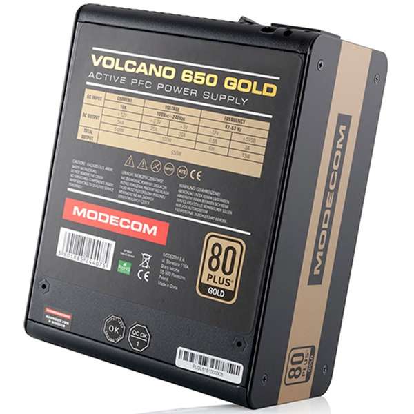 Sursa MODECOM Volcano 650 Gold, 650W, Certificare 80+ Gold