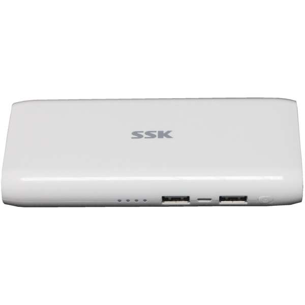 Baterie externa SSK SRBC536, 10000 mAh, Alb