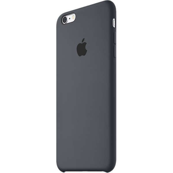 Capac protectie spate Apple Silicone Case pentru iPhone 6s Plus, Gri Charcoal