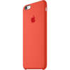 Capac protectie spate Apple Silicone Case pentru iPhone 6s Plus, Portocaliu