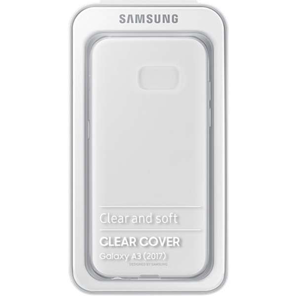 Capac protectie spate Samsung Clear Cover pentru Galaxy A3 2017 A320, Transparent