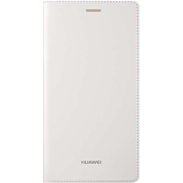 Husa Huawei Flip Cover pentru P8 Lite, Alb