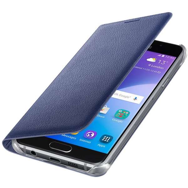 Husa Samsung Flip Wallet pentru Galaxy A3 2016 A310, Negru