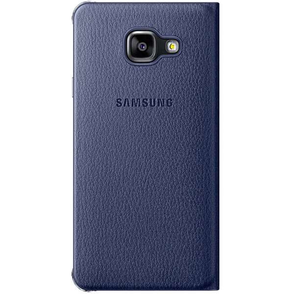 Husa Samsung Flip Wallet pentru Galaxy A3 2016 A310, Negru