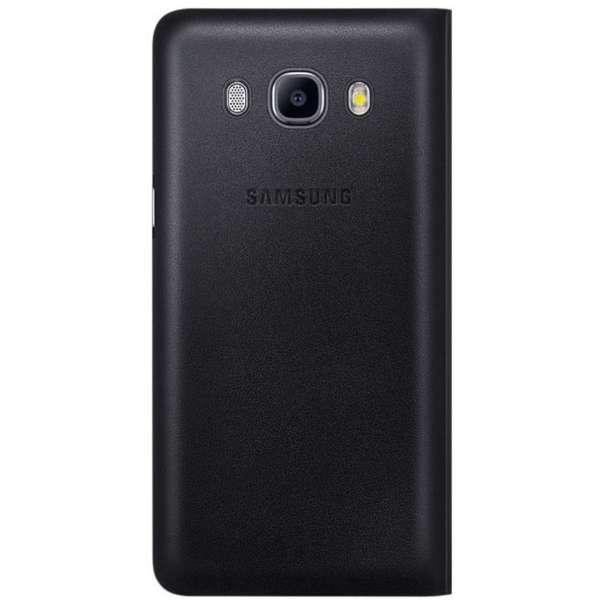 Husa Samsung Flip Wallet pentru Galaxy J5 2016 J510, Negru