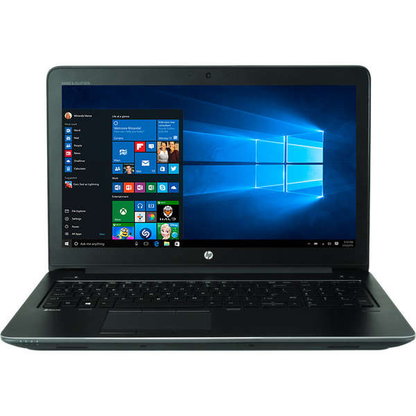 Laptop HP ZBook 15 G3, 15.6'' FHD, Core i7-6700HQ 2.6GHz, 8GB DDR4, 256GB SSD, Quadro M1000M 2GB, FingerPrint Reader, Win 10 Pro 64bit, Negru