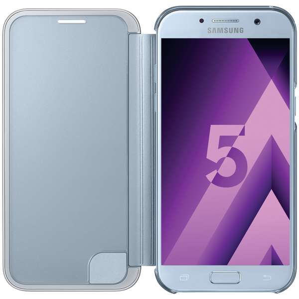 Husa Samsung Clear View pentru Galaxy A5 2017 A520, Albastru