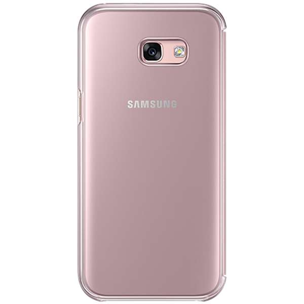 Husa Samsung Clear View pentru Galaxy A5 2017 A520, Roz