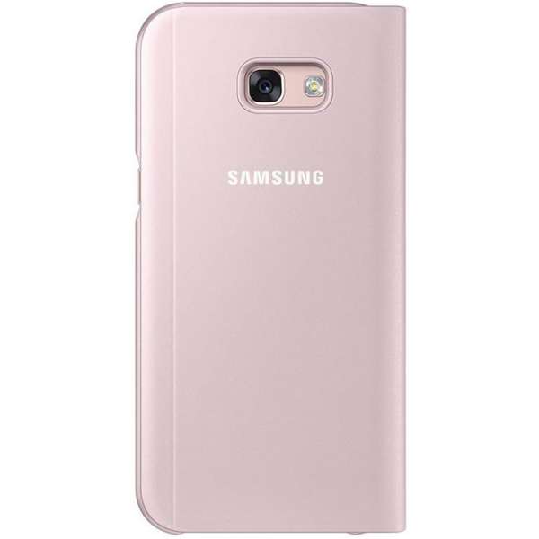 Husa Samsung S-View Cover pentru Galaxy A5 2017 A520, Roz
