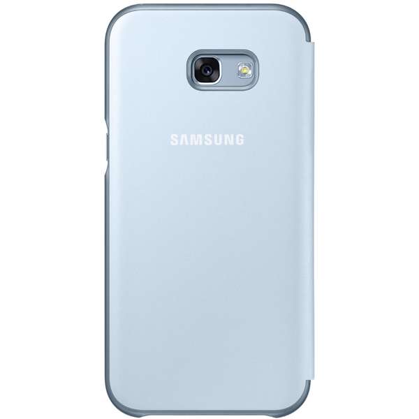 Husa Samsung Neon Flip Cover pentru Galaxy A5 2017 A520, Albastru