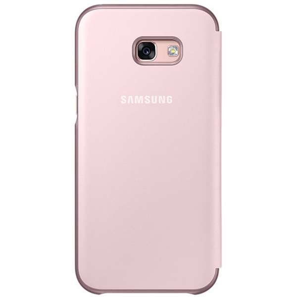 Husa Samsung Neon Flip Cover pentru Galaxy A5 2017 A520, Roz