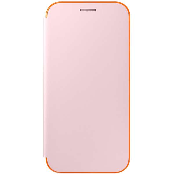 Husa Samsung Neon Flip Cover pentru Galaxy A5 2017 A520, Roz