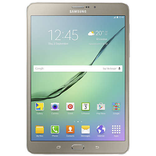 Tableta Samsung Galaxy Tab S2 T713N, 8.0'' Super AMOLED Multitouch, Octa Core 1.8GHz + 1.4GHz, 3GB RAM, 32GB, WiFi, Bluetooth, Android 6.0, Auriu